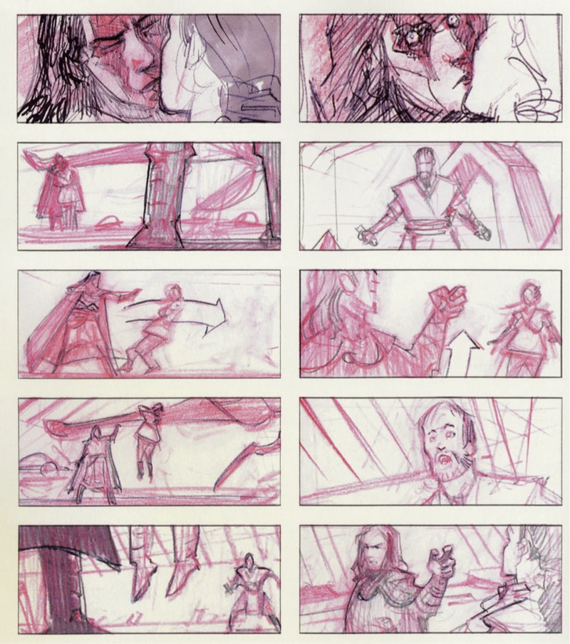 Illustration for article titled Storyboards reveal the amazing Star Wars prequel you never saw